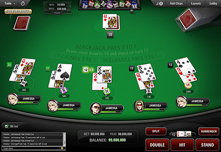 blackjack game play