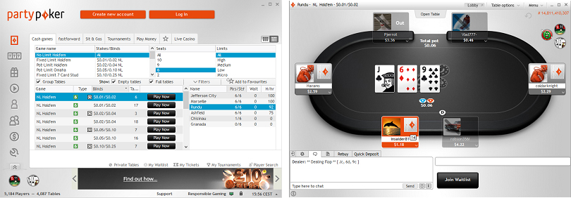 application party poker